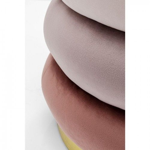 Samthocker in 3 violetten Farben SANDWICH
