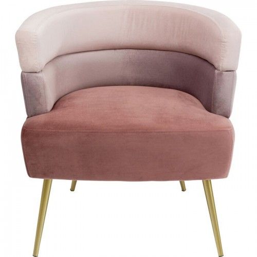 Samtsessel in 3 rosa Farben SANDWICH
