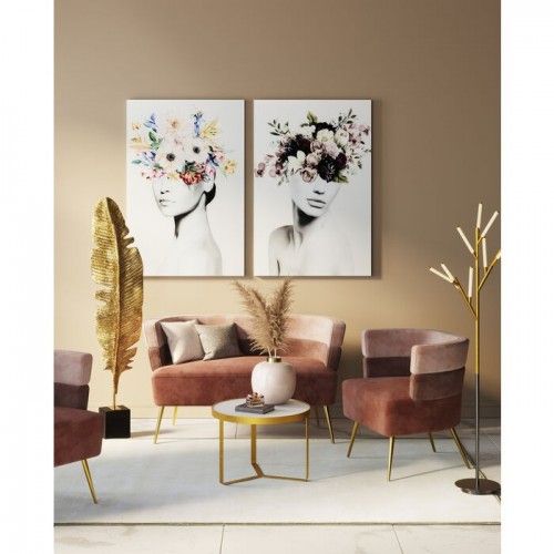 Fauteuil velours 3 couleurs rose SANDWICH