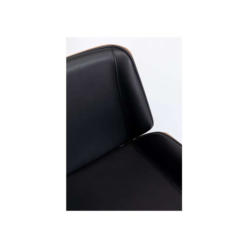 Chaise de bureau noire 100cm ROUVEN