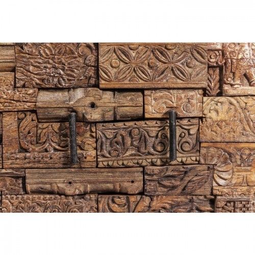 COMMODE 2 PORTES PATCHWORK EN BOIS SURPRISE NATURE KARE DESIGN