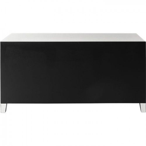 Sideboard LUXURY silver mirrored 140 cm KARE Design — rear view