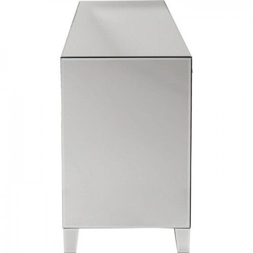Credenza LUXURY specchiato argento 140 cm KARE Design — vista laterale