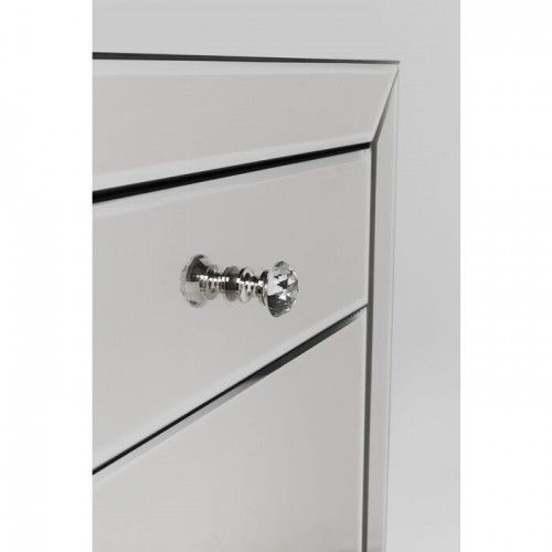 Aparador LUXURY espejo plateado 140 cm KARE Design — detalle del cajón cerrado