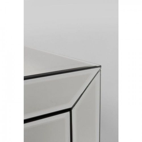 Buffet LUXURY miroir argenté 140 cm KARE Design — gros plan sur la façade miroir