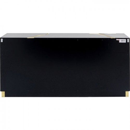 Credenza nera e oro 165 cm CRACKED