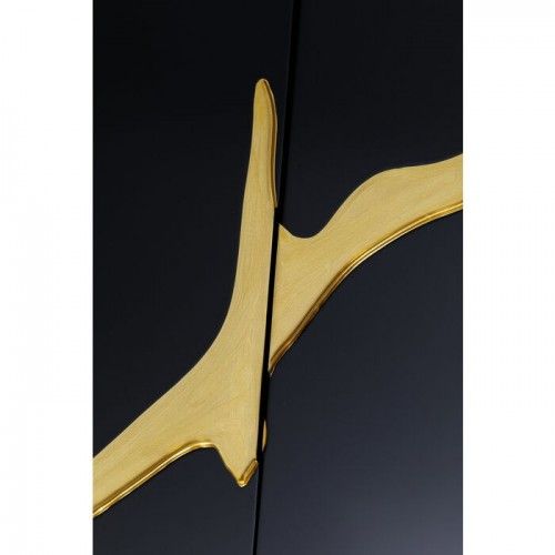 Credenza nera e oro 165 cm CRACKED