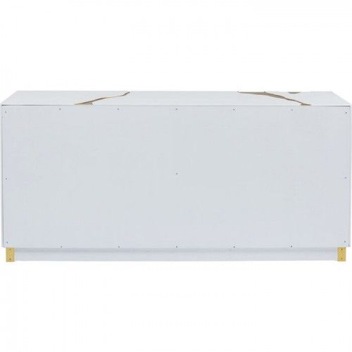 Aparador blanco y dorado 165cm CRACKED