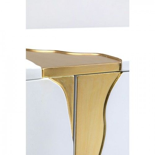 Buffet branco e dourado 165cm rachado