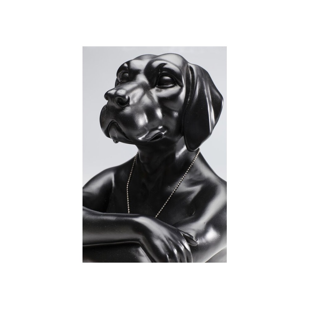 Figurine décorative noir Gangster Dog