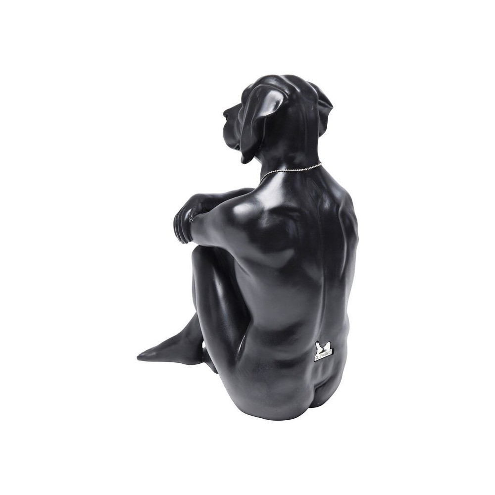 Figurine décorative noir Gangster Dog