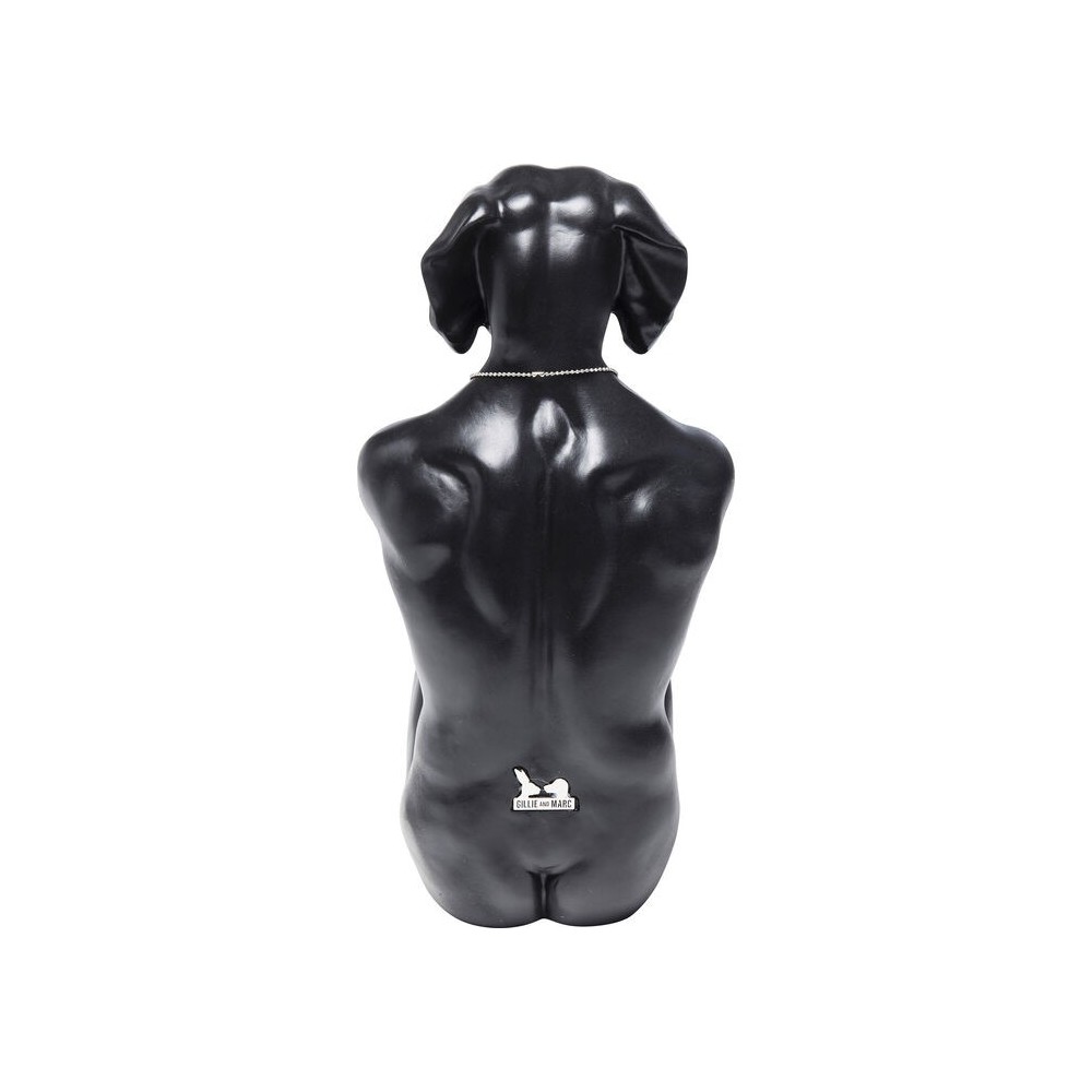 Figurine décorative noir Gangster Dog