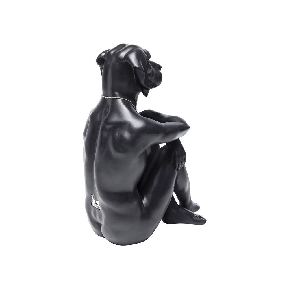 Figurine décorative noir Gangster Dog