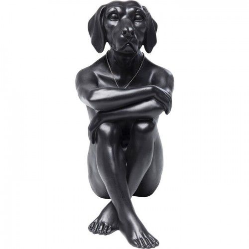 Figurine décorative noir Gangster Dog