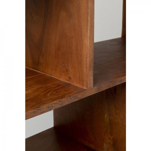 Standregal AUTHENTICO massives Mangoholz Zickzack 180 cm KARE Design — Holzstruktur aus der Nähe
