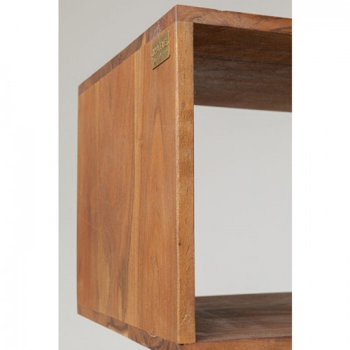 Scaffale da terra AUTHENTICO mango massello zigzag 180 cm KARE Design — giunzione dei pannelli in legno