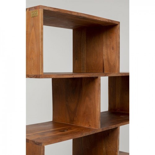 Étagère sur pied AUTHENTICO manguier massif zigzag 180 cm KARE Design — détail du plateau