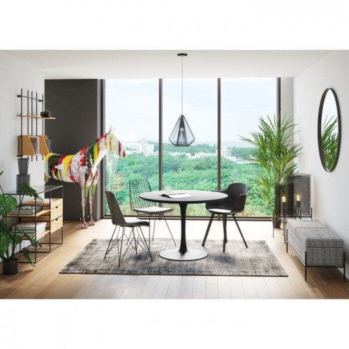 Grande scultura decorativa ARC-EN-CIEL cavallo colorato 216 cm KARE Design — ambientato in soggiorno