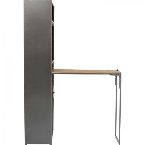 Gabinete de bar com mesa embutida de 201cm Vinoteca