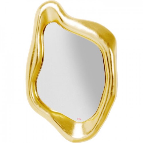 Goldfarbener Spiegel im Hologramm-Design, 119 cm HOLOGRAMM