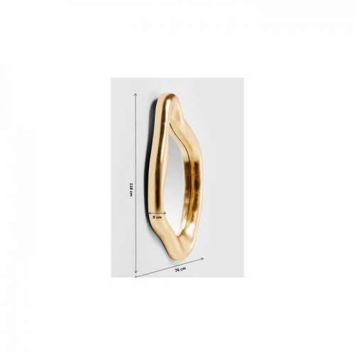 Gouden hologram design spiegel 119cm HOLOGRAM