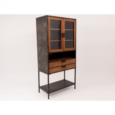 Shelf 2 doors and 2 drawers 161 cm CHICAGO