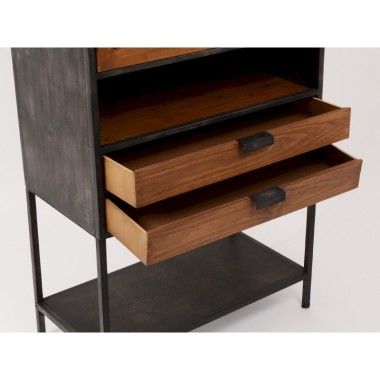 Shelf 2 doors and 2 drawers 161 cm CHICAGO