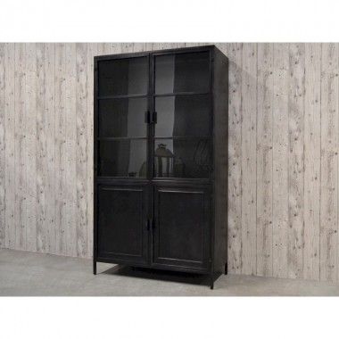 Shelving unit with 2 doors and 2 drawers 181 cm CHICAGO