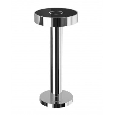 Lâmpada exterior cromada 20 cm Boro