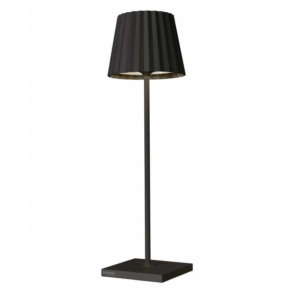 Lâmpada preta ao ar livre 38 cm troll 2.0