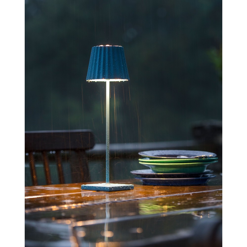 Blauwe buitenlamp 38 cm TROLL2.0