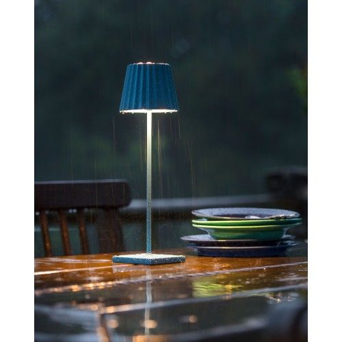 Lampe d'extérieur bleue 38 cm TROLL2.0