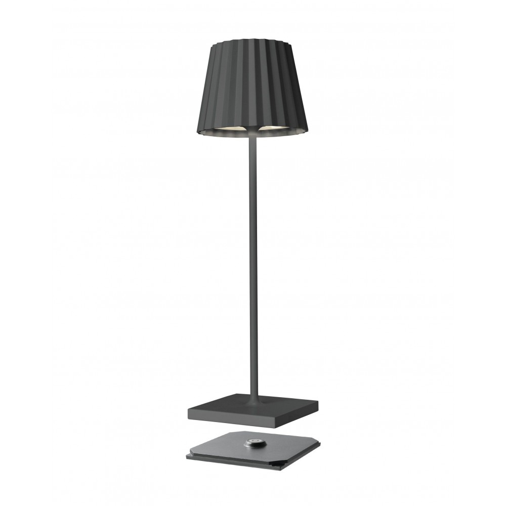 Lámpara exterior gris antracita 38 cm TROLL2.0