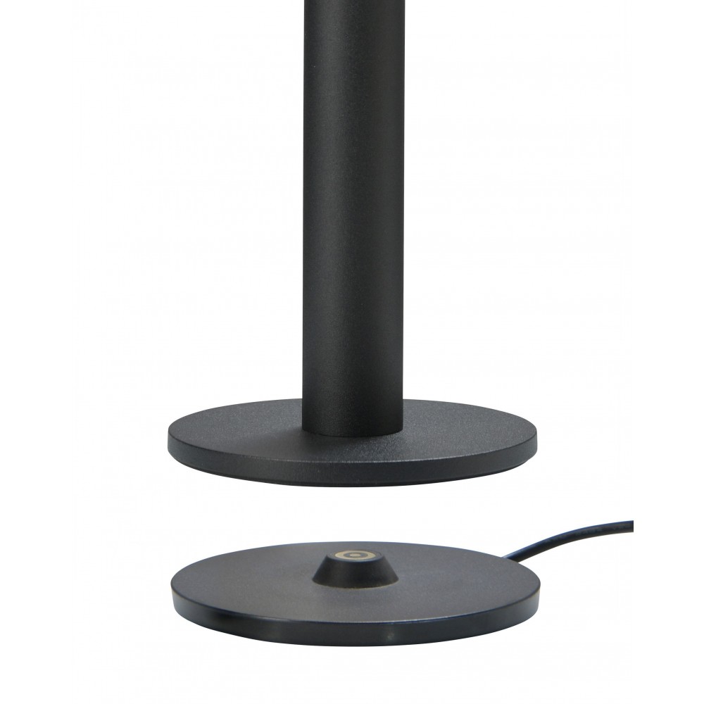 TUBO dimbare zwarte batterijlamp