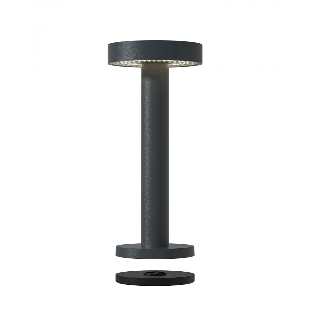 Anthracite Cinza Lâmpada ao ar livre 20 cm Boro