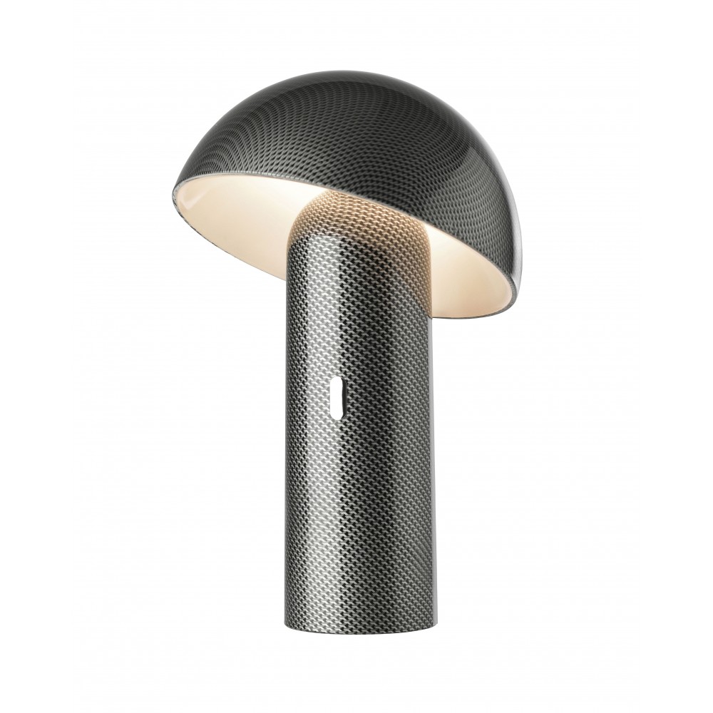 Lâmpada de mesa recarregável de carbono svamp