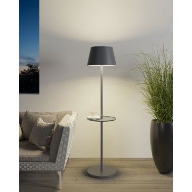 Anthrazitgraue Außenleuchte 150 cm GARCON 2