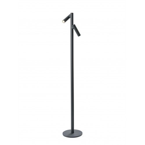 Também Tubo Anthracite Cinzento Lâmpada de Piso