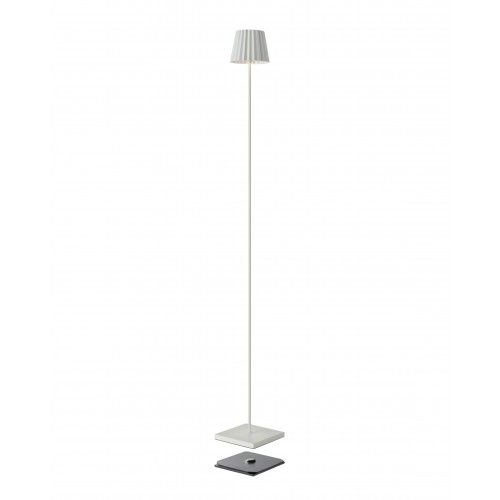 Lámpara de pie exterior blanca 120 cm TROLL 2.0