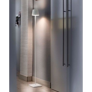 Weiße Außenstehleuchte 120 cm TROLL 2.0 2