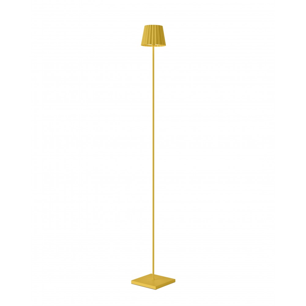 Gelbe Außenstehleuchte 120 cm TROLL 2.0