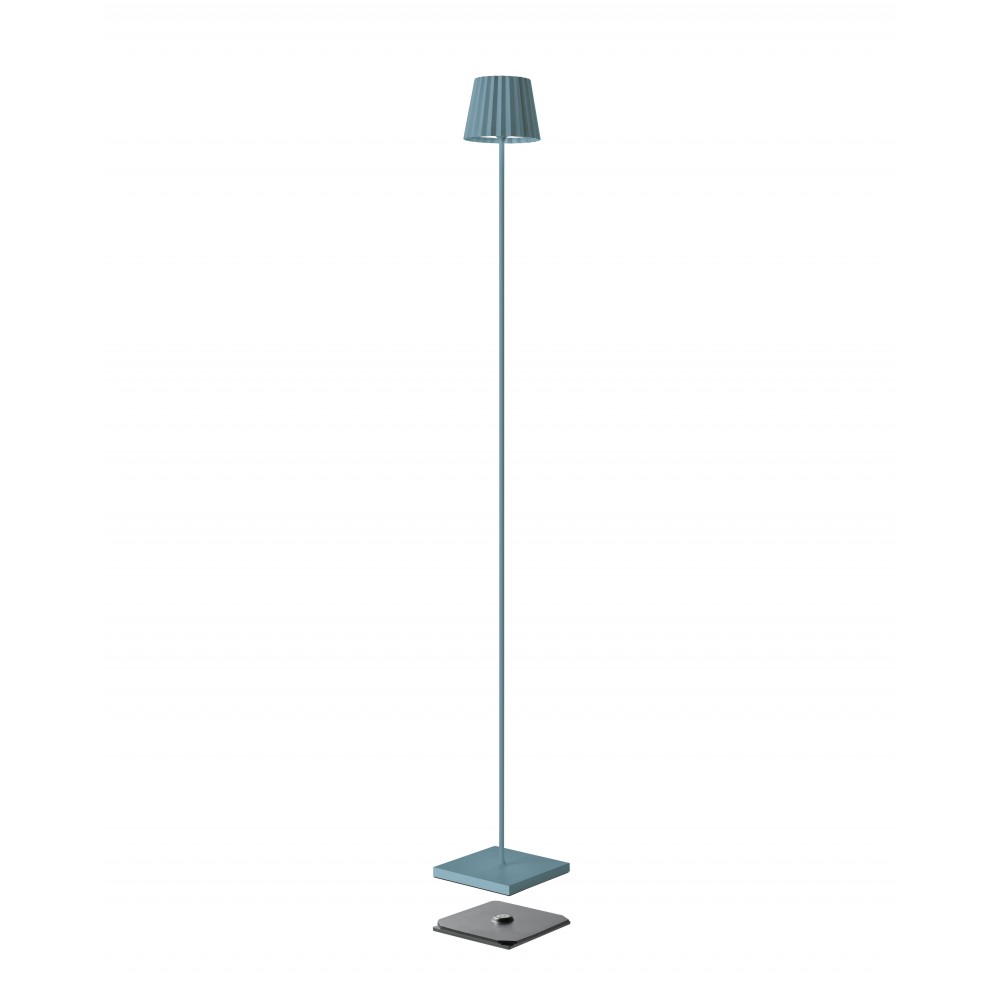 Lampadaire d'extérieur bleu 120 cm TROLL 2.0