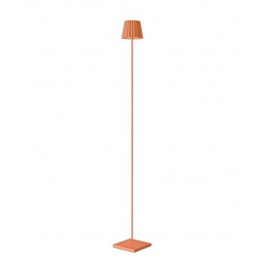 Lâmpada de chão ao ar livre laranja 120 cm troll 2.0