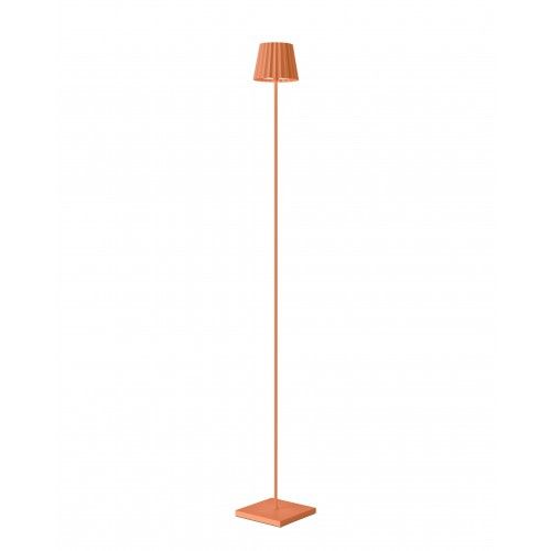 Lâmpada de chão ao ar livre laranja 120 cm troll 2.0