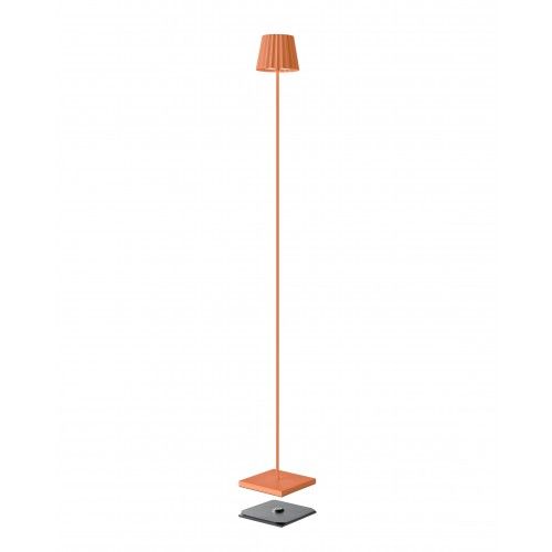 Lâmpada de chão ao ar livre laranja 120 cm troll 2.0