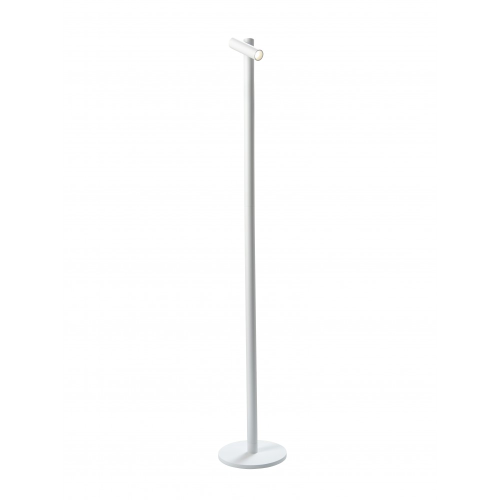 Weiße Stehleuchte 120 cm TUBO