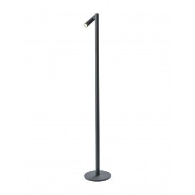 Anthrazitgraue Stehleuchte 120 cm TUBO