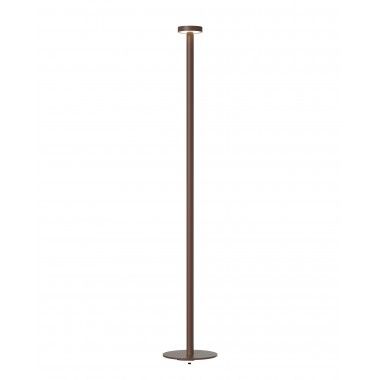 Lâmpada de assoalho de ferrugem 120 cm de