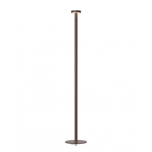 Lâmpada de assoalho de ferrugem 120 cm de