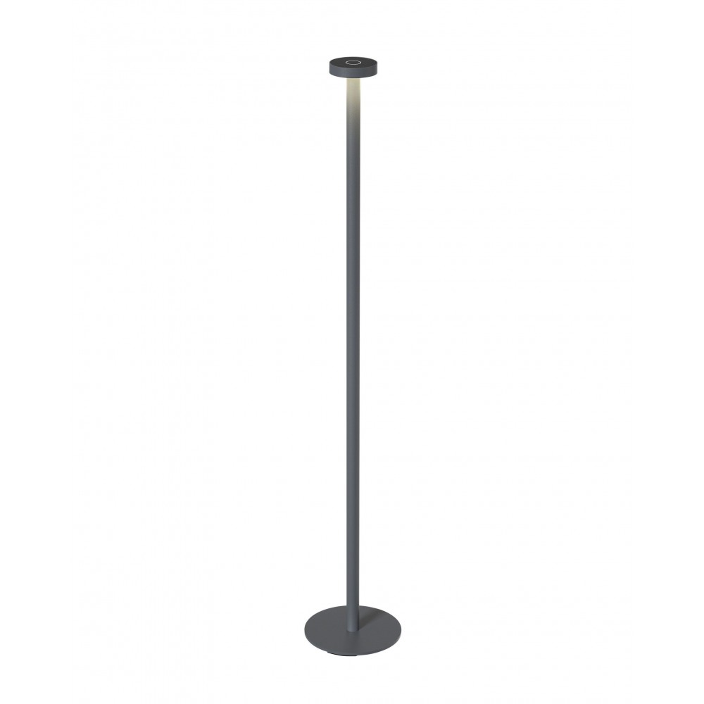 Anthrazitgraue Stehleuchte 120 cm BORO